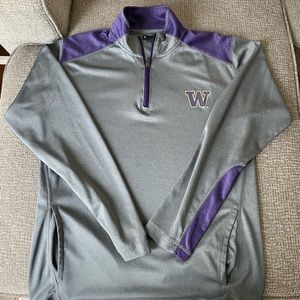 Champion University of Washington Huskies quarter zip medium